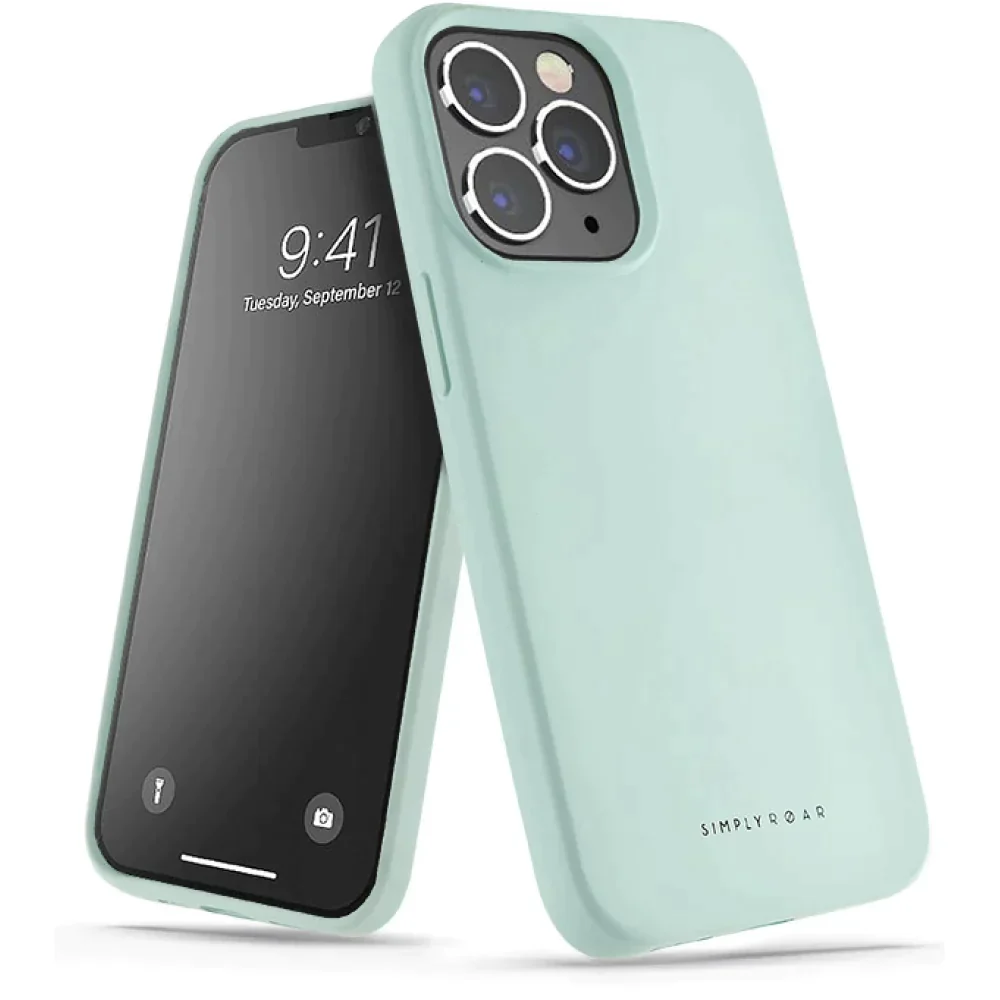 Simply ROAR Matt Case Cover iPhone 11 (Black / Sky Blue / Pink) - Image 3