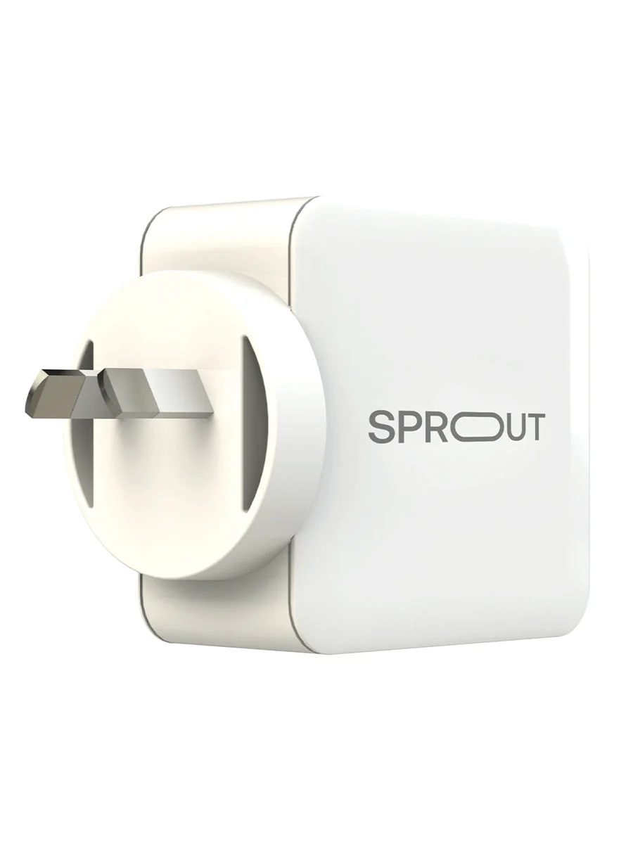 Sprout 65W GAN AC Power Adapter