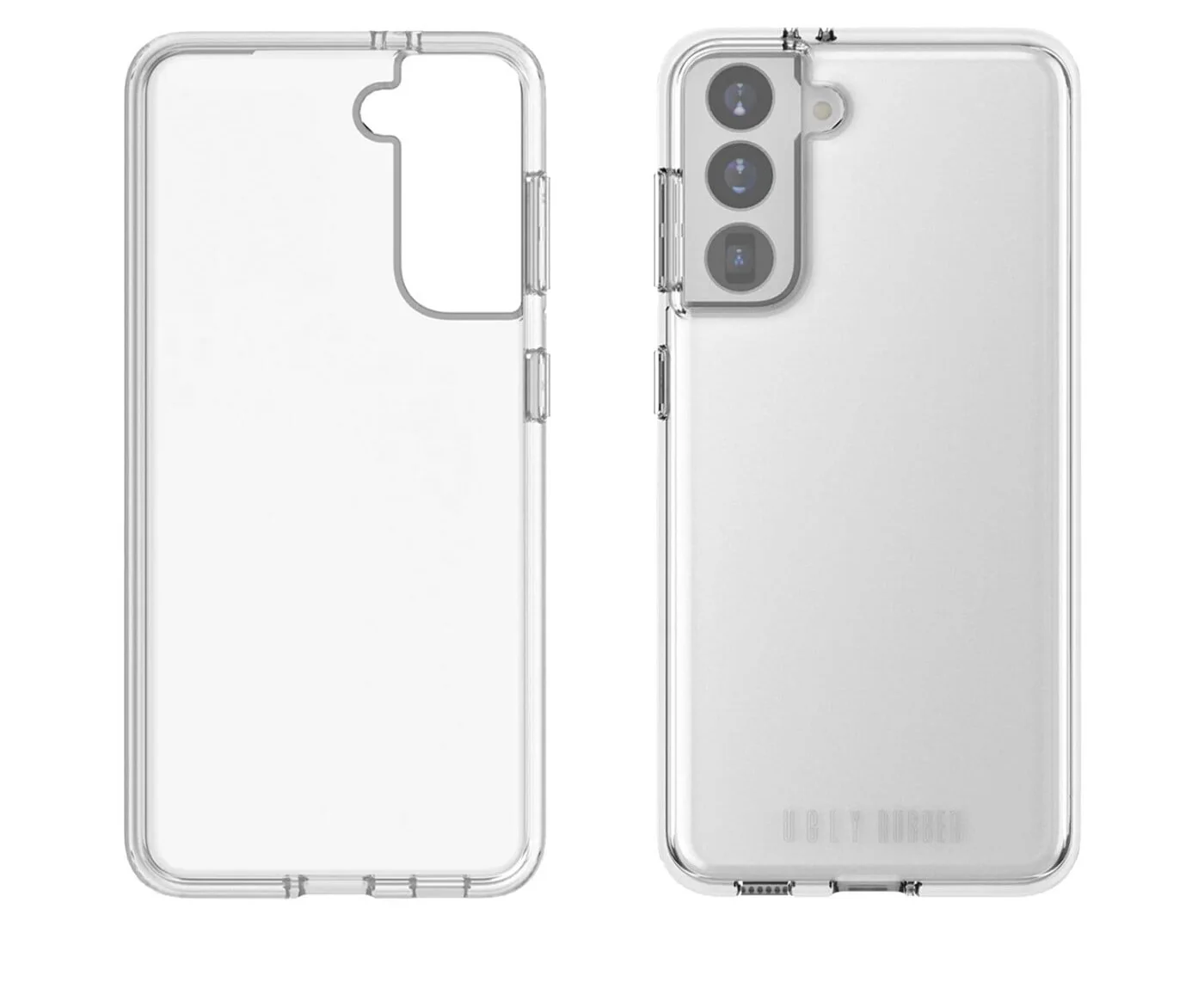 Ugly Rubber Pure Transparent Armor Case for Samsung Galaxy S23 Plus - Image 3